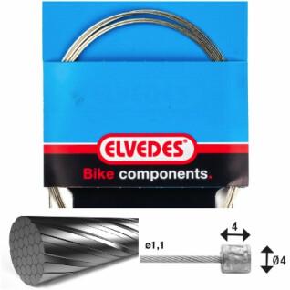 Transmission cable 7x7 slick stainless steel wires ø1,1mm n head ø4,5x4,5 Elvedes