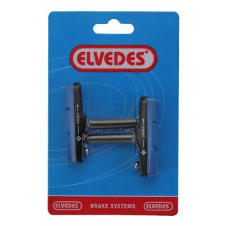 Pair of aluminum brake pad holders Elvedes Cantilever
