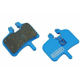 Pair of organic bicycle brake pads Elvedes Hayes HFX-Mag Series /HFX 9 Series / M