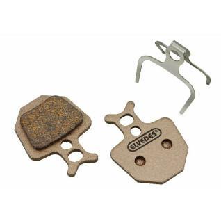 Pair of metal bicycle brake pads Elvedes Formula Oro (K18)