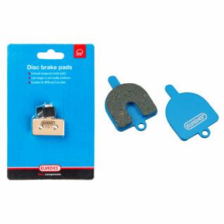 Pair of organic mechanical bicycle brake pads Elvedes RST