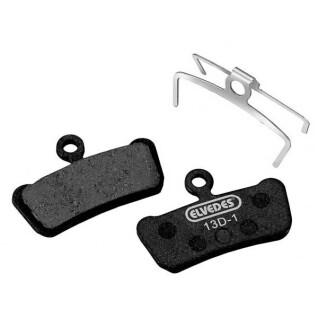 Pair of metal/carbon bicycle brake pads Elvedes SRAM Guide / Avid XO Trail