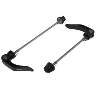 Kit of 2 front and rear wheel locks for mountain bike for wide leg on carbon frame Newton