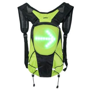 Backpack with integrated 48 leds signalling with direction indicator and remote control wireless handlebar capacity 5 l - usb rechargeable P2R