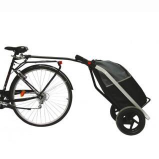 Bicycle trailer with aluminium frame and wheels for seatpost P2R shopping trailer 12" 20 Kg