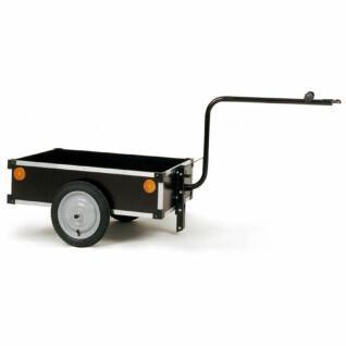 High bike trailer without cover with hitch Roland Maxi 12" timon