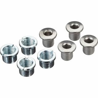 Double tray fixing bolts (m8 x 8.5) and nuts (4 sets) Shimano FC-M391