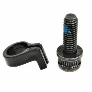 Adapter fixing screw (m6 x 18.7) and stop ring Shimano BR-M535