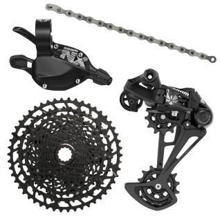 Transmission kit with shifter, derailleur, cassette 11-50 and chain Sram NX Eagle