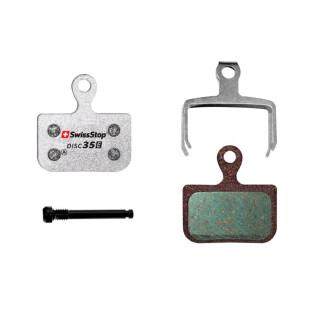 Pair of brake pads for road bikes and mountain bikes with increased life Swissstop Sram Force, Red Axs and Level Ultimate, Tlm (Swissstop Organic - Disc 35E)