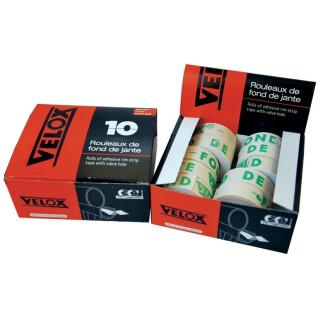 Box of 10 rolls of rim tape Velox