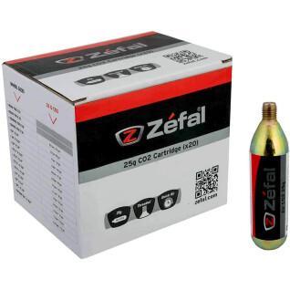 Box of 20 co2 air cartridges with screw Zefal