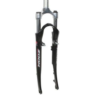 Aluminum spring fork with disc brake compatible threaded pivot 1"1-8-25.4 inside with carrier mount Zoom swift