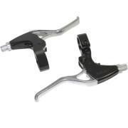 Pair of brake levers for mountain bike 3 fingers aluminium adjustable lever stroke Newton V-Brake