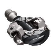 Automatic mountain bike pedals with cleats Shimano XT M8100 SPD