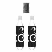 Pair of co2 cartridges with firing pin crankbrothers 20g
