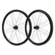 Set of 2 bicycle wheels Campagnolo Shamal C21 2Wf Disque Tubeless Ready Shimano Hg11