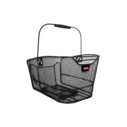 Rear basket narrow mesh for racktime including adaptable plate Klickfix citymax