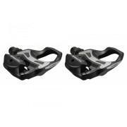 Road pedals with 1-sided wedge attachment included without reflector Shimano SPD-SL PD-R550L