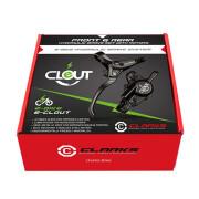Hydro disc brakes with disc and adapter Clarks E Clout