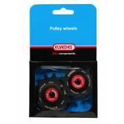 Bicycle derailleur pulley set + 1x14 ceramic hybrid bearings Elvedes Sram Red/Force 1x12