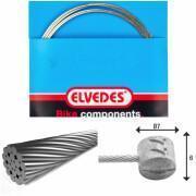 Brake cable 1x19 stainless steel wire ø1,5mm t-head ø7x6mm Elvedes