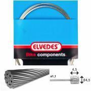 Transmission cable 1x19 stainless steel wires ø1,1mm with head n ø4,5x4,5 Elvedes