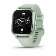 Gps watch with water green silicone strap Garmin Venu Sq 2