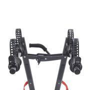 Suspended bike carrier for 2 vae- e-bikes, easy system for mounting rapide - french manufacturing Mottez Hercule homologue ce - 50 kgs