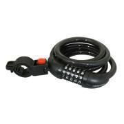 Spiral bicycle cable lock with holder Newton