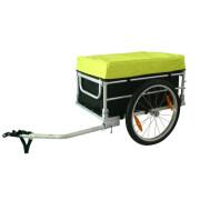 Utility bike trailer with covers with 20'' wheel axle fixation - assembly rapide without tools P2R