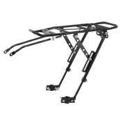 Rear bike carrier with adjustable aluminium rods P2R 15 kgs