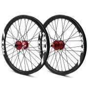 Pair of wheels Pride Racing gravity pro aero 20'' ud gloss disc