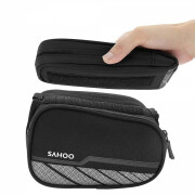 Waterproof saddle bag with touch-sensitive cover for cell phone Roswheel Sahoo
