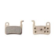 Pair of metal and spring bicycle brake pads with cotter pin Shimano M06-MX