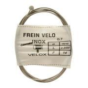 Box of 25 stainless steel brake cables Velox Shimano 15-10 2,25 m
